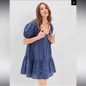 American Eagle Off-The-Shoulder Babydoll Mini Dress